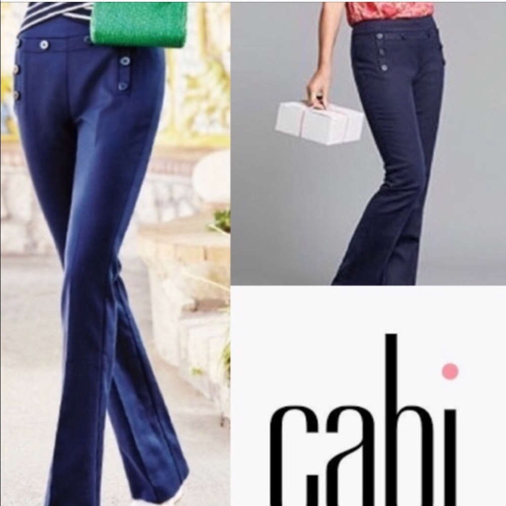 CAbi Mariner Trouser Navy Blue